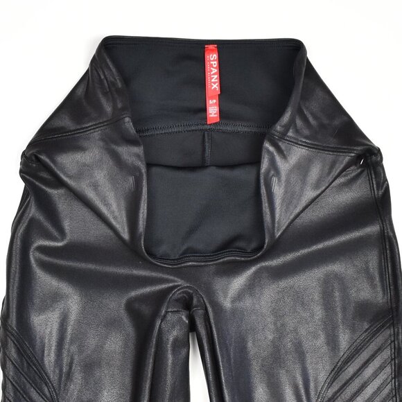 SPANX Faux Leather Moto Legging - Small - Picture 6 of 7